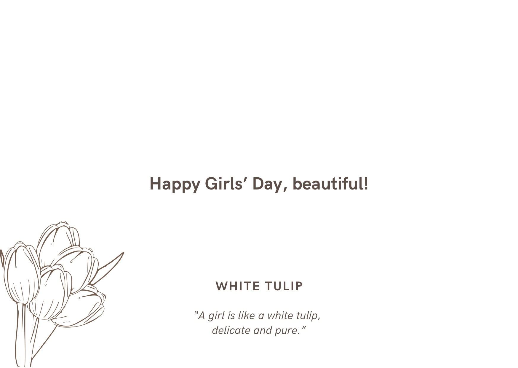 Happy Girls’ Day, beautiful!